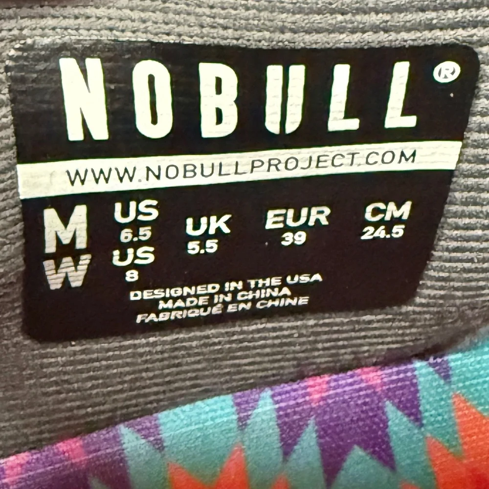 NOBULL Outwork Patchwork Trainer Shoes NEW Mens 6.5/Womens 8 Gray